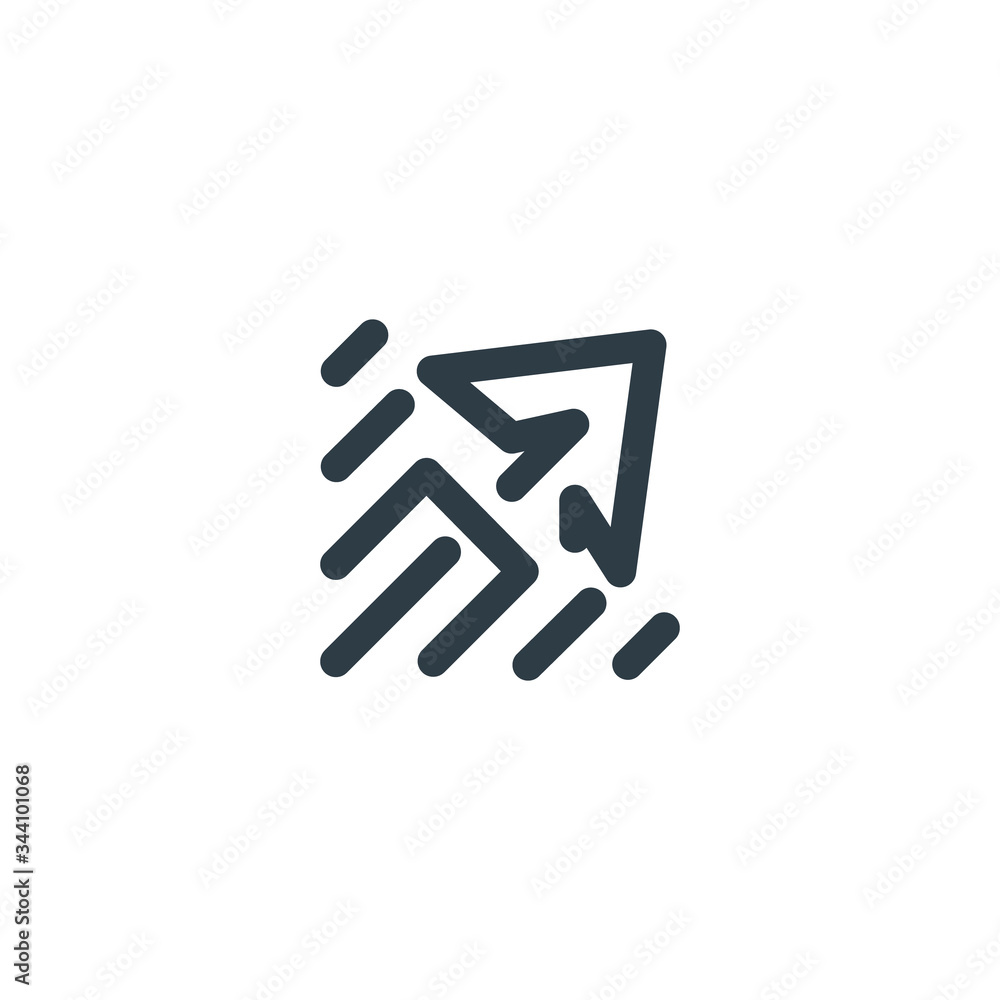 Paper plane logo icon vector template Paper plane logo icon vector template