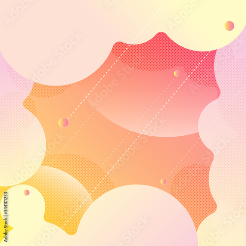 Gradient colors cloud abstract background