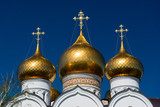 Golden domes of the russian orthodox church