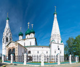 Church in Yaroslavl. Golden ring, Russia.