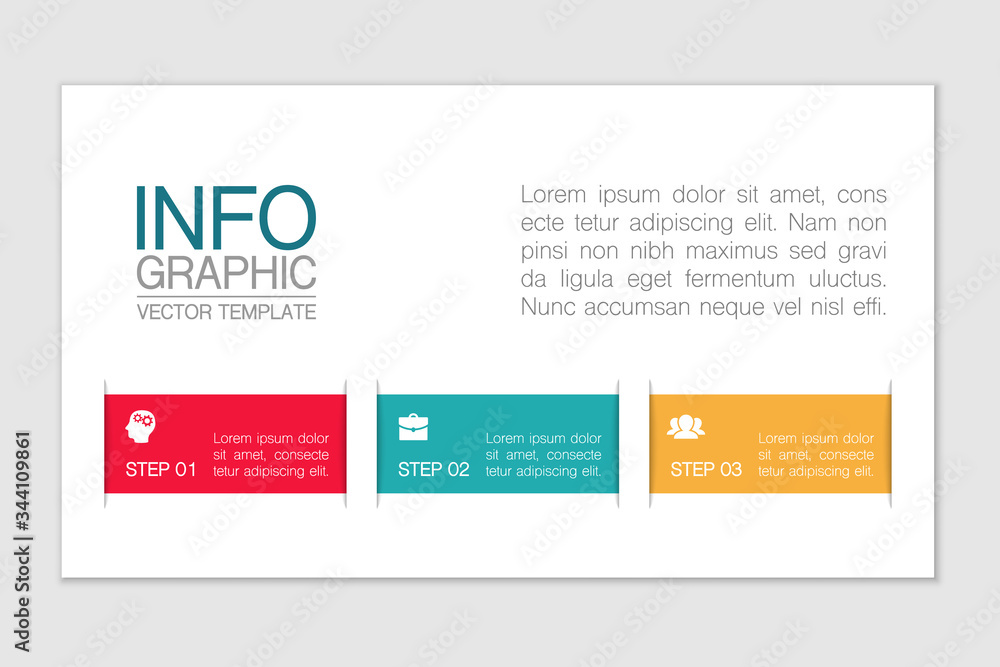 Vector iInfographic template for business, presentations, web design, 3 options. Vector iInfographic template for business, presentations, web design, 3 options.