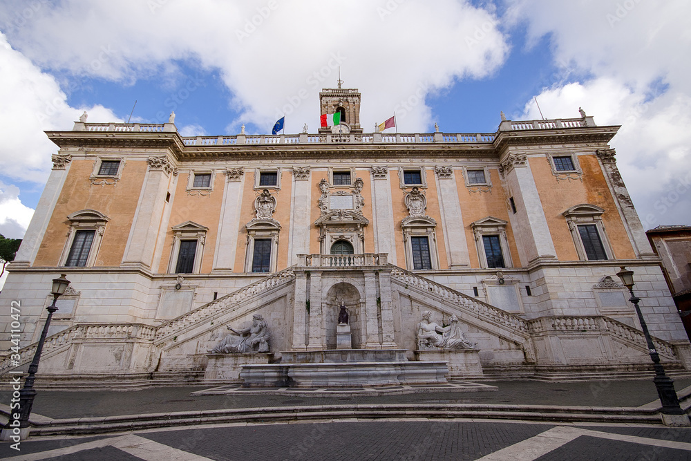 Obraz premium View with Pallazo Senatorio