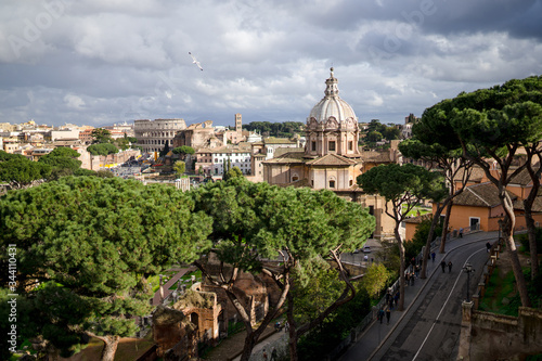 View from Piazza Venezia-Rome