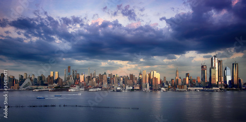 Manhattan Skyline from NewJersey  New York City