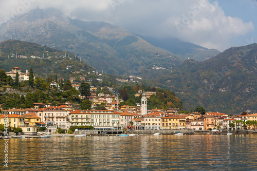 Menaggio town over the Lake Como in Lombardy region, Italy © Rimgaudas