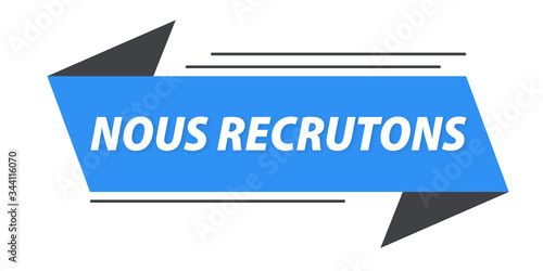 nous recrutons bannière