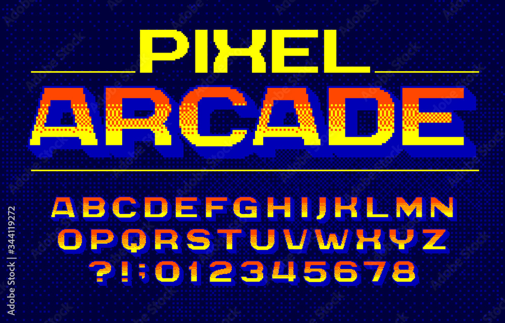 video game font adobe
