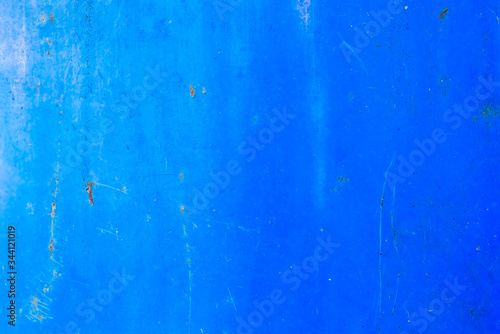 Background Blue rusty iron wall  © julijacernjaka