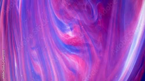 Blue, Purple, and Pink Glass Swirl