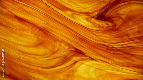 Tableau sur toile Amber Glass Swirl