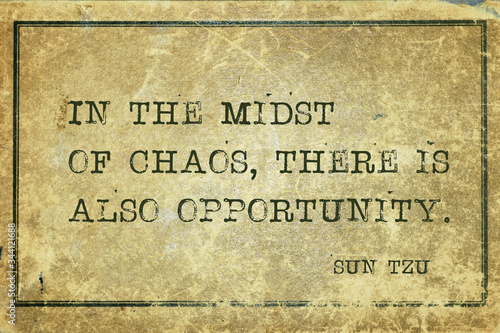 midst of chaos Sun Tzu