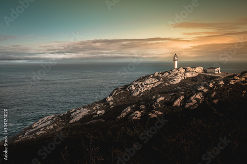 lighthouse at sunset