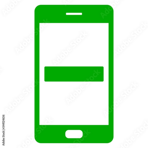 Minus und Smartphone