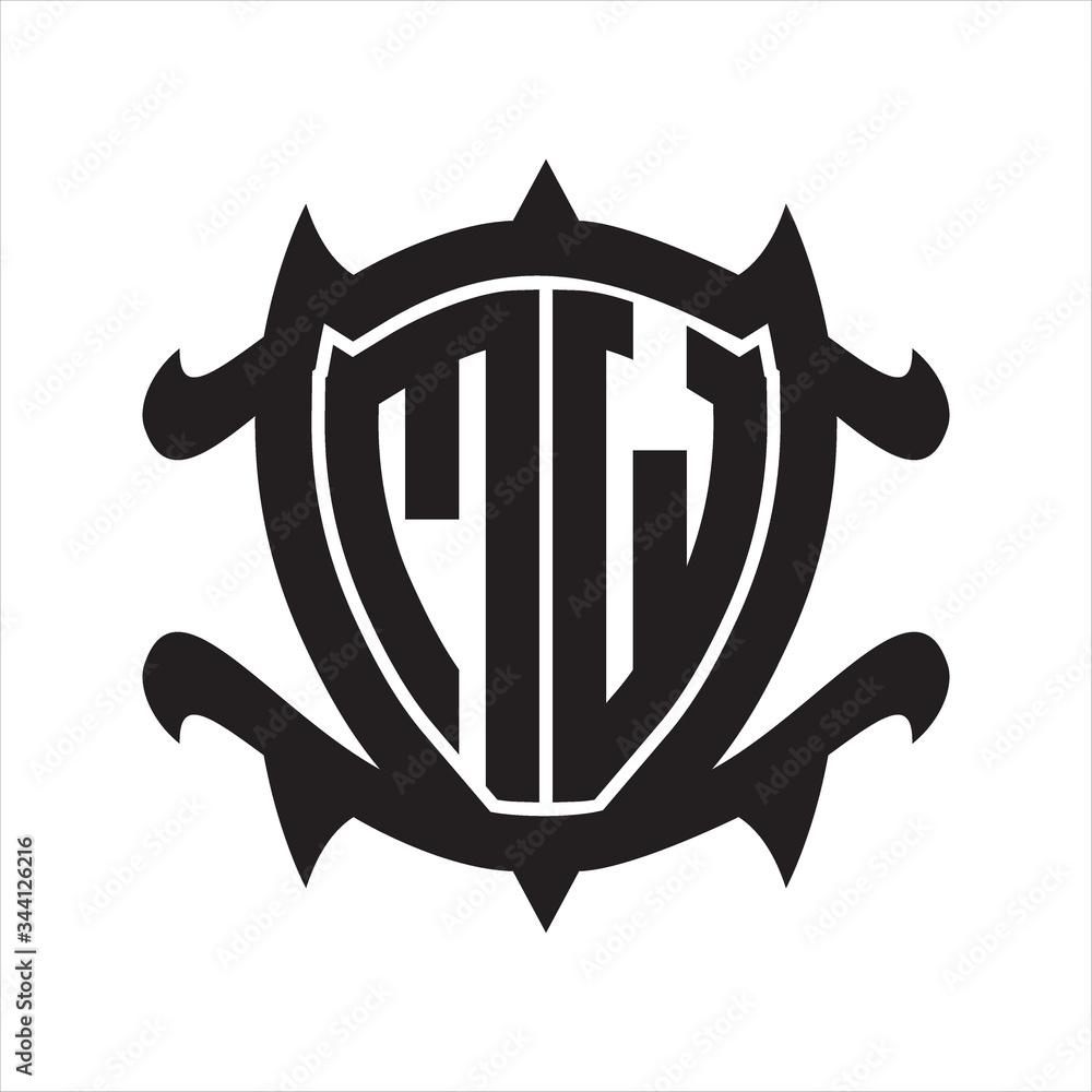 MW Logo monogram isolated with frame shield shape design template MW Logo monogram isolated with frame shield shape design template