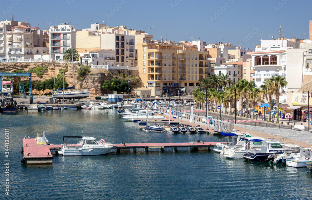 Mediterranean harbor in Ametlla del Mar, Catalonia, Spain. Ametlla del Mar. 2