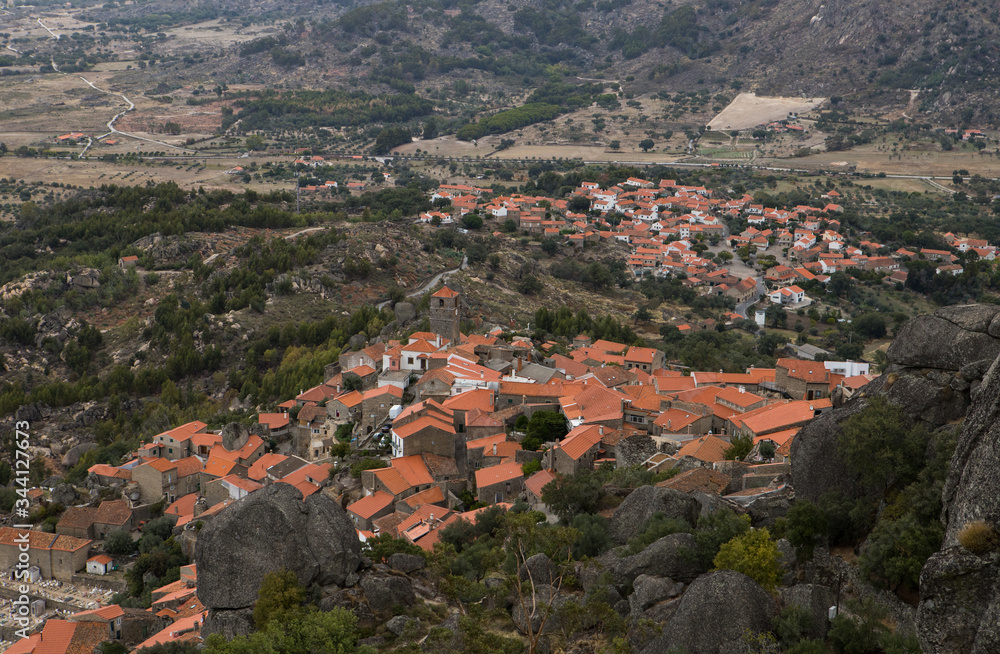 View of Monsanto historic village. Located in Castelo Branco district it is one of the portuguese historic villages.