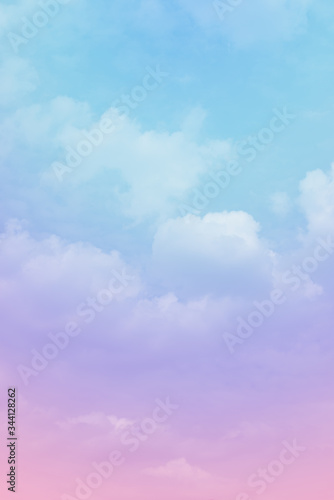 cloud background with a pastel colour