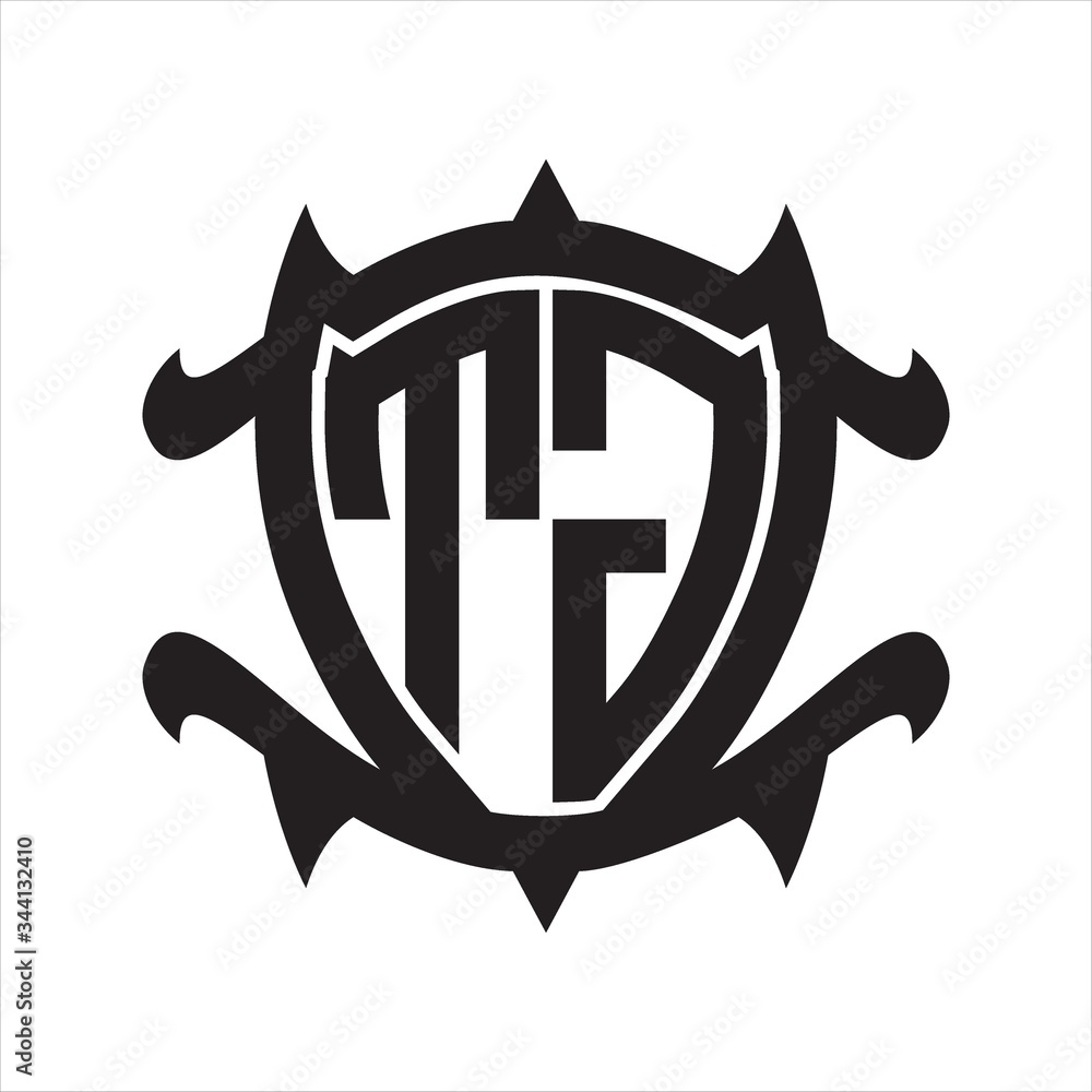 TG Logo monogram isolated with frame shield shape design template TG Logo monogram isolated with frame shield shape design template