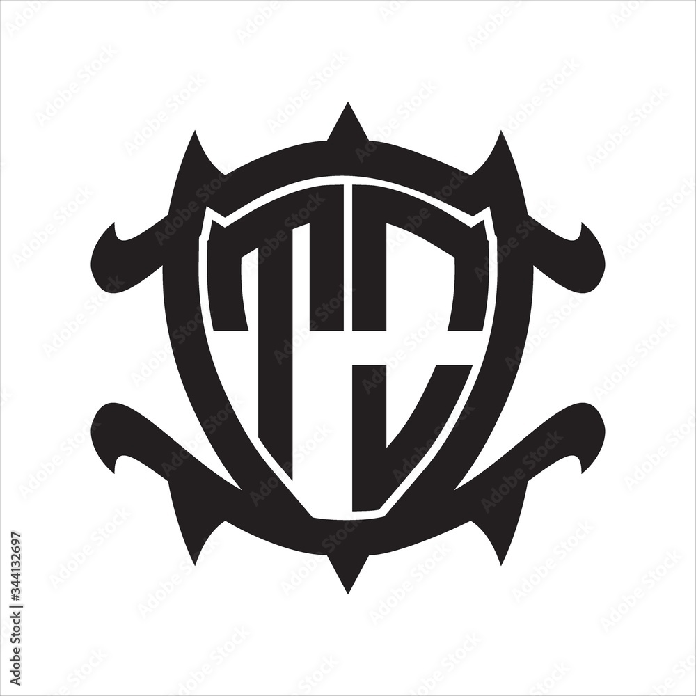 TO Logo monogram isolated with frame shield shape design template TO Logo monogram isolated with frame shield shape design template