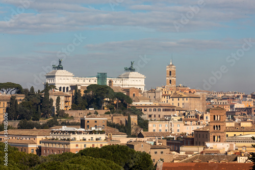 View over the old city of Rome