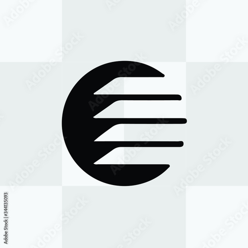 Smart Windows Blinds Icon Logo Vector Illustration. with styles outline, filled outline, flat and template for website and company