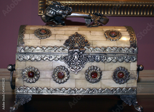 old chest in the interior