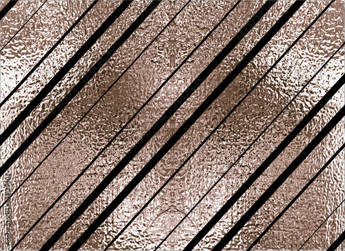 Blush gold pattern. Abstract golden quartz background. Vector illustration. Copper foil diagonal line Bronze glitter stripes Geometric pattern. Stylish texture Abstract minimal backdrop Patina effect.