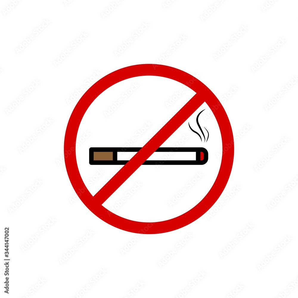 No Smoking vector graphic design illustration No Smoking vector graphic design illustration