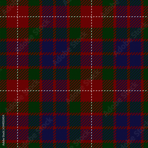 traditional scotland clan tartan repeatable ornament,  regular plain colors, editable vector illustration