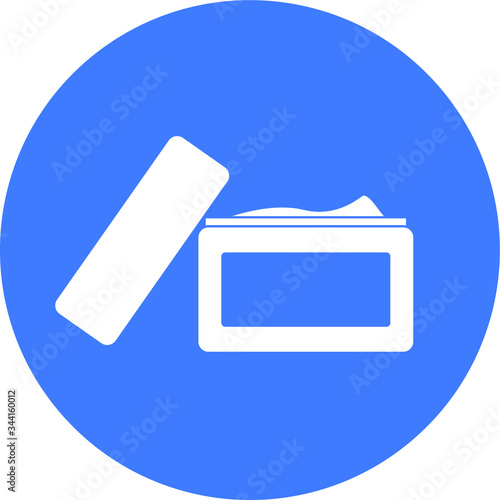 Body or face cream, skin care vector icon