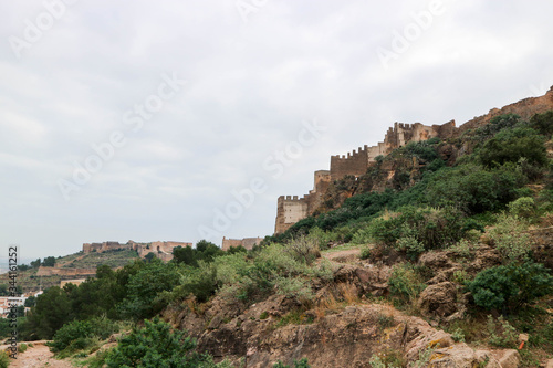 View to the Sagunto stronghold castle on the rock, Spain © Sergei Timofeev