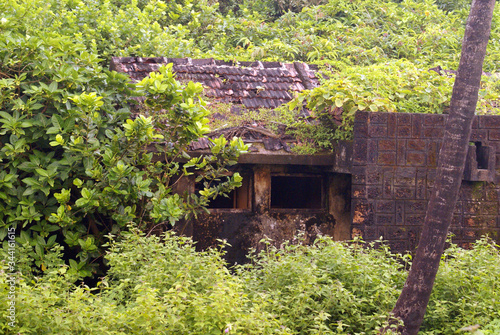 old abandoned house in the north of Goa