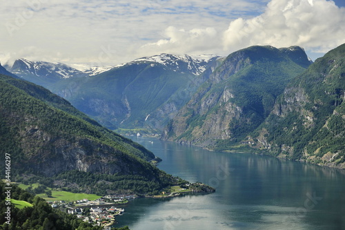 Fototapeta Naklejka Na Ścianę i Meble -  Sognefjord is the most beautiful fjord in Norway.