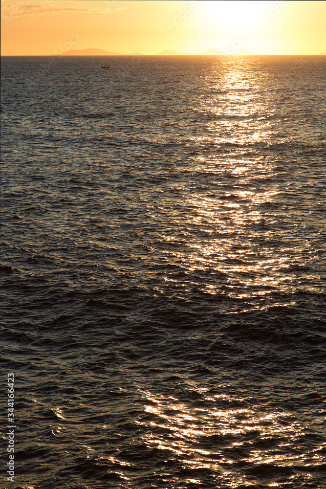 Fototapeta premium Tramonto mare