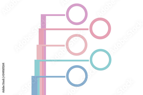 abstract background with  colorful circles