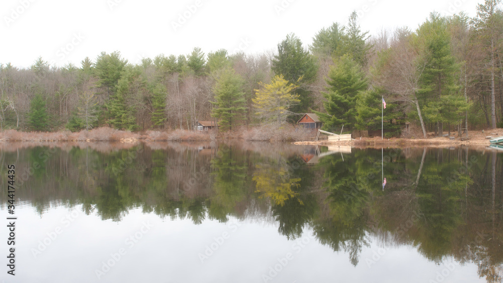 A Massachusetts Lake View 
