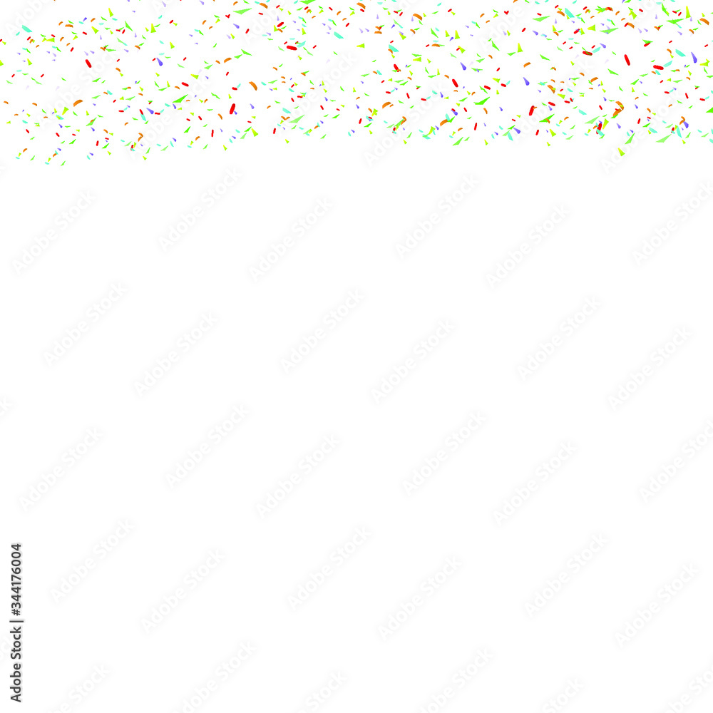 Colorful confetti falling on white Background. Congratulations and Celebration Background. Party and birthday. Square format. Stock vector illustration on white isolated background. Colorful confetti falling on white Background. Congratulations and Celebration Background. Party and birthday. Square format. Stock vector illustration on white isolated background.
