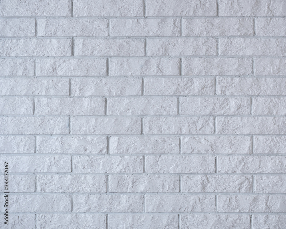 Obraz premium white brick wall background texture