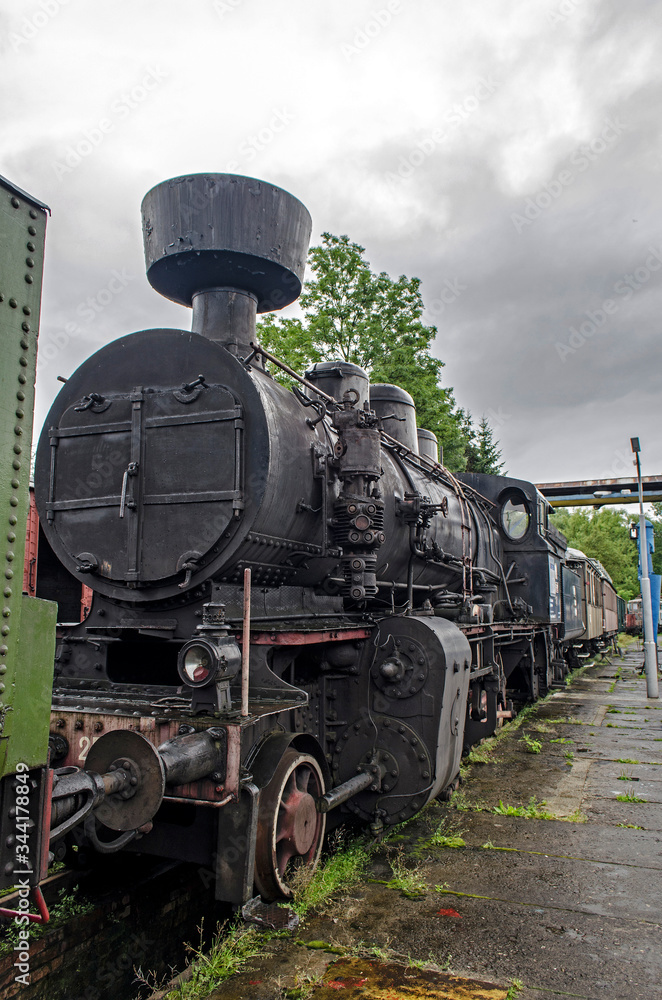 Fototapeta premium Lokomotywa parowa
