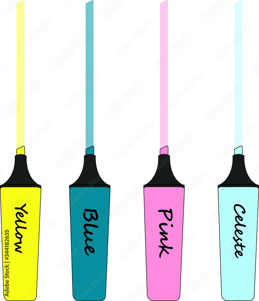 Highlighters - Evidenziatori Highlighters - Evidenziatori