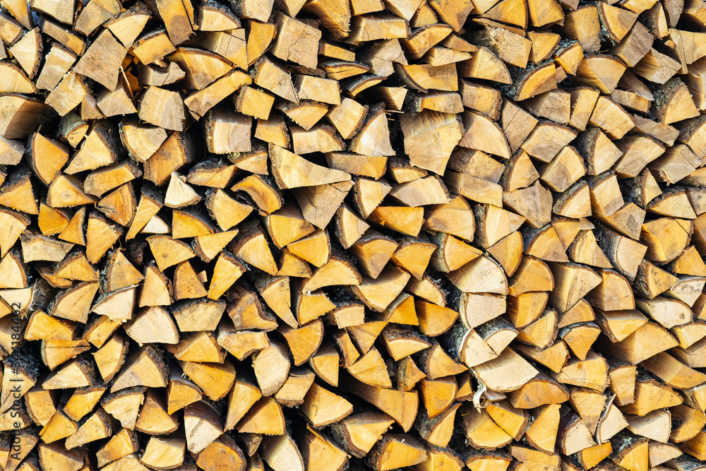 Texture of woodpile beautiful background of chopped wood Texture of woodpile beautiful background of chopped wood