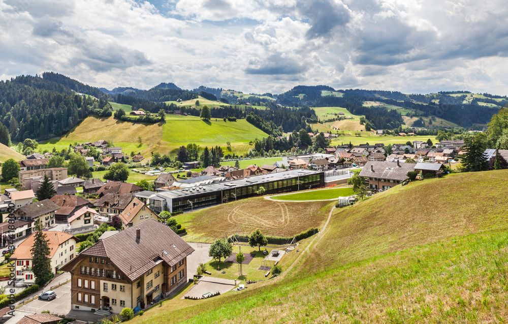 The small town of Trubschachen in Emmental, Canton Berne.