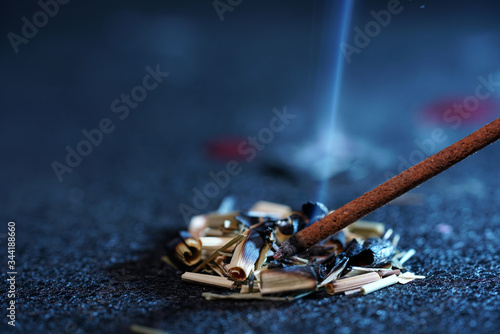 Wallpaper Mural smoldering blue smoke Torontodigital.ca