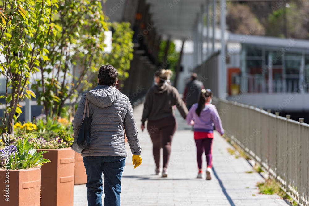 Andorra La Vella : 2020 April 18 : The capital of Andorra, all closed due to confinement by the COVID-19 virus, in the afternoon the main street called Avinguda Tarragona.