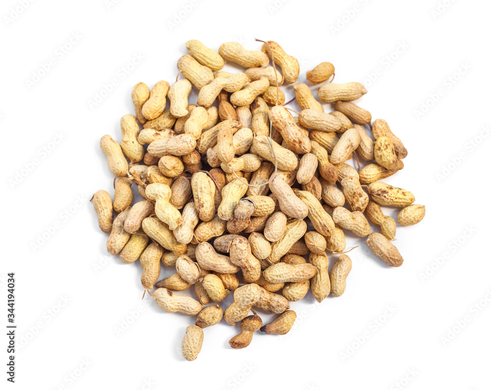Round shaped Inshell peanuts heap Round shaped Inshell peanuts heap