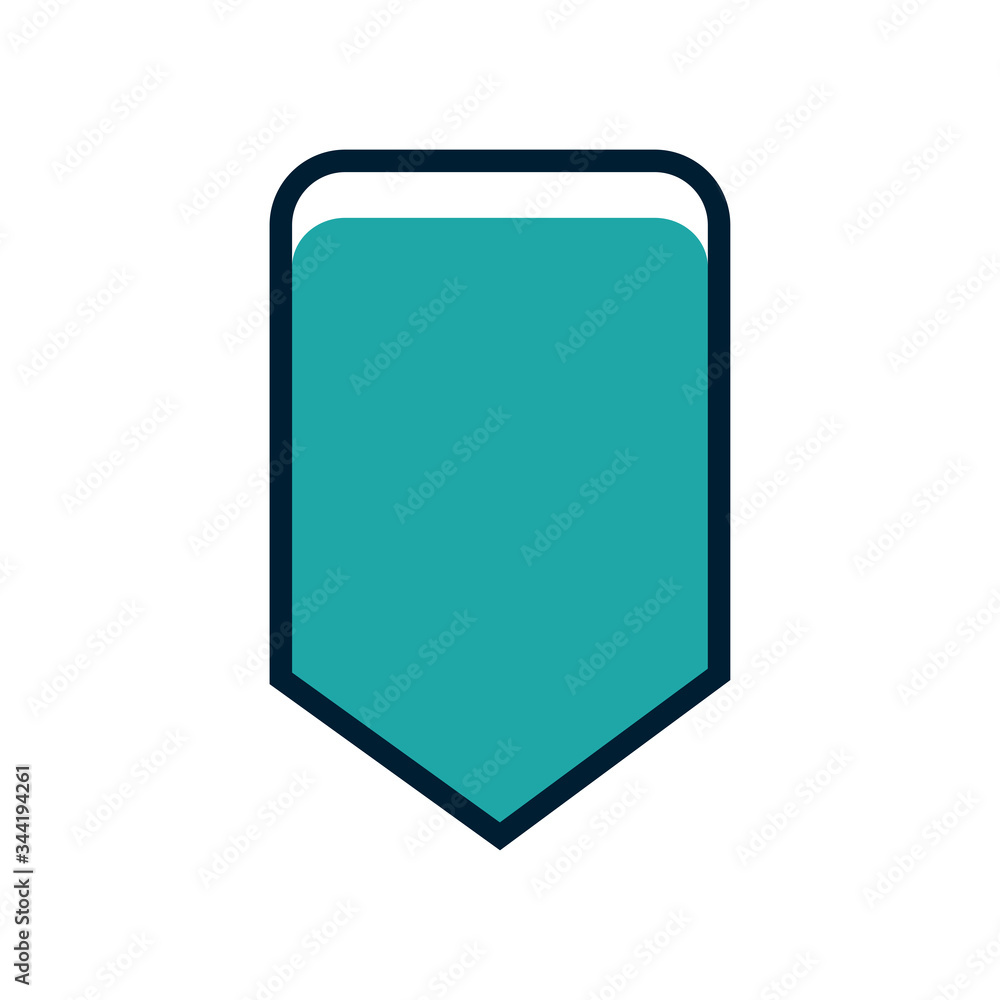 Bookmark icon vector