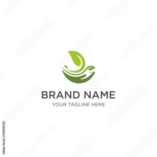 agricultural business services, Modern simple shape, abstract vector logo or element design. Best for identity and logotypes, organization providing finance