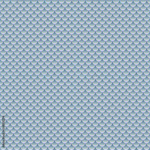Seamless pattern with fish scales