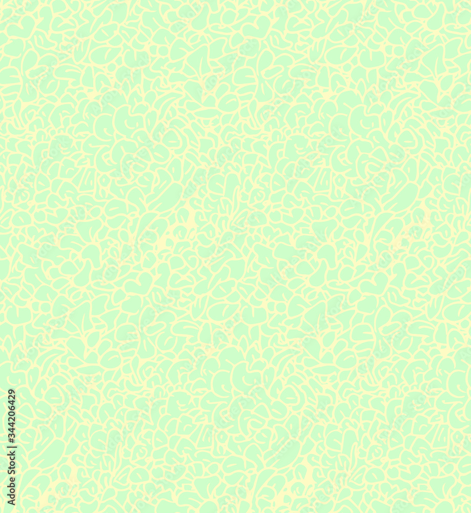 Hydrangea inspired seamless pattern.  Highly detailed vector, flower petals with pastel colors. 