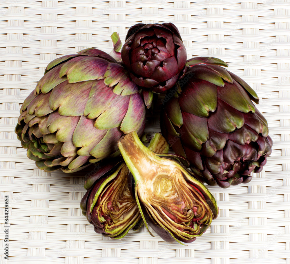 Fototapeta premium Perfect Raw Artichokes